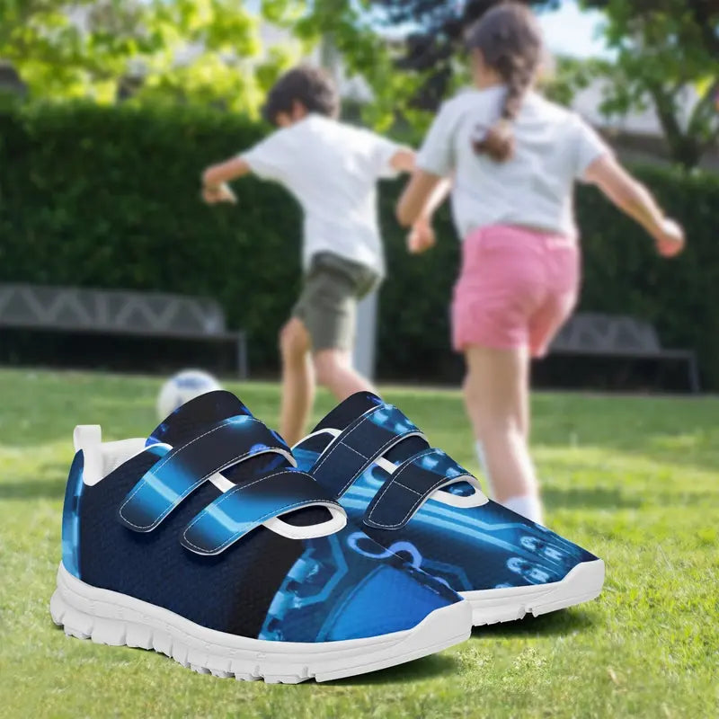 672. Kids Lightweight Velcro Sneaker