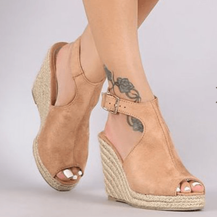 Women Summer Wedges High Heel Shoes