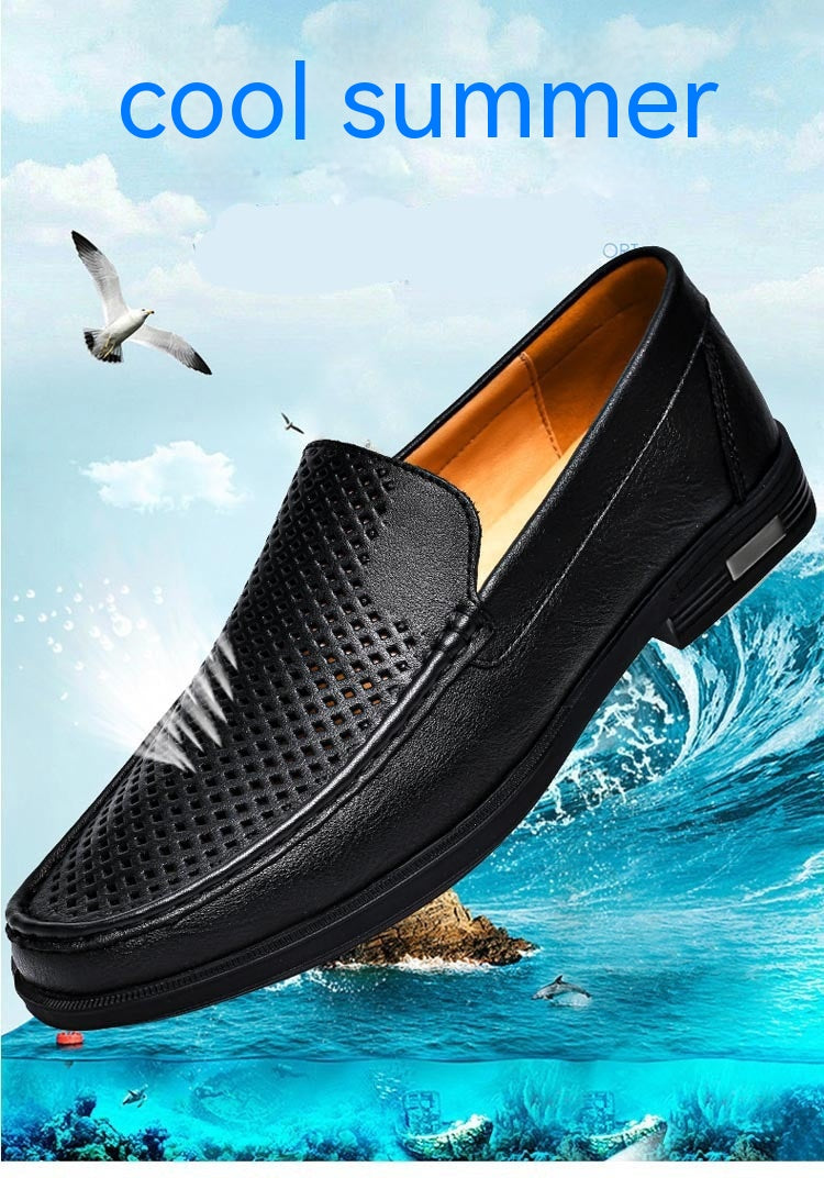 Hollow-out Casual Shoes Soft Bottom Breathable One Pedal