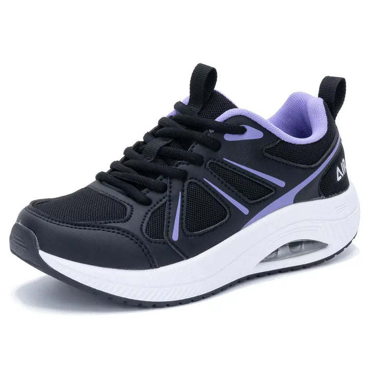 AOV Women Walking Sneakers Arch Support Wide Comfortble Lightweight Air Cushion Tennis Shoes