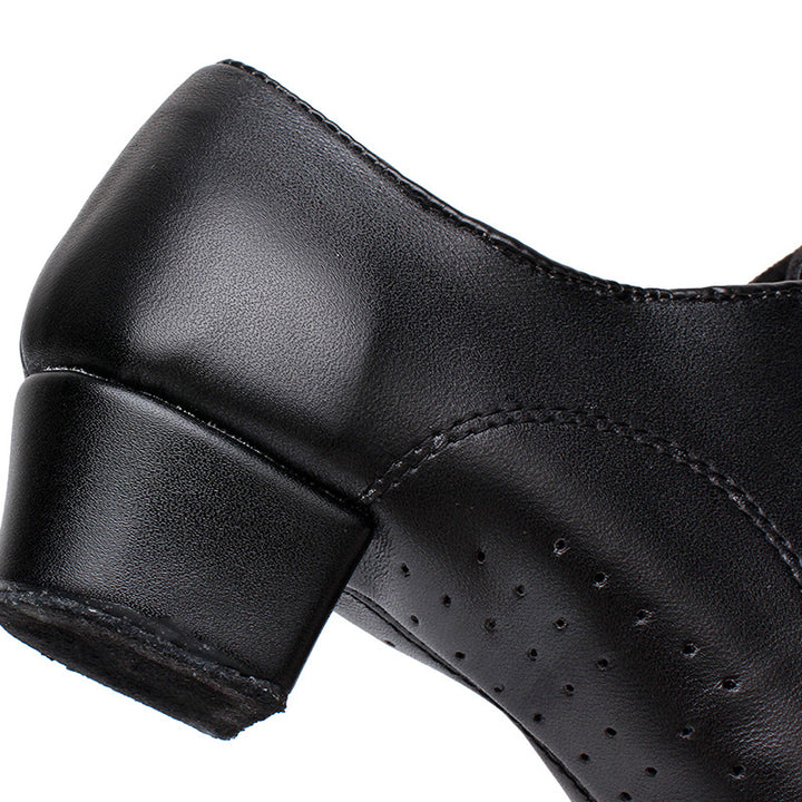 Men's Soft Leather Two-sole Latin Dance Shoes Are Comfortable