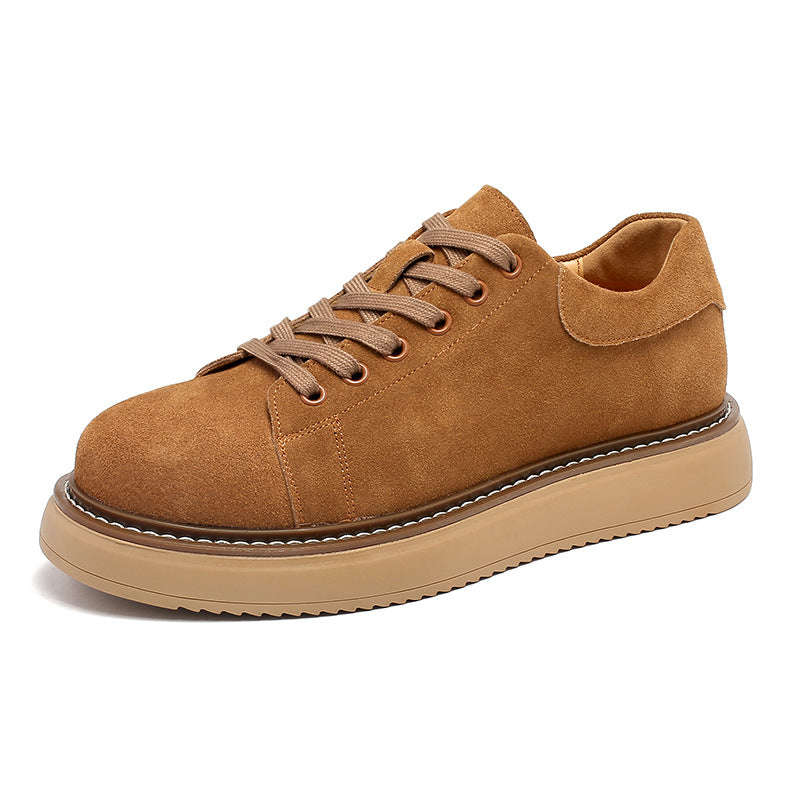 Suede Retro Workwear Shoes For Men