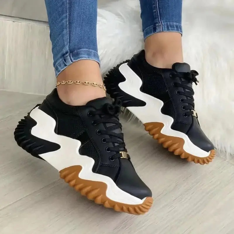 Women Lace-Up Sneakers