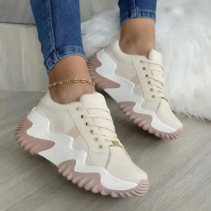 Women Lace-Up Sneakers