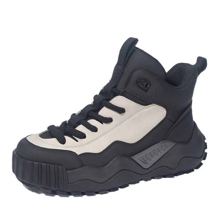 High-top Platform Men's Shoes Breathable And Lightweight