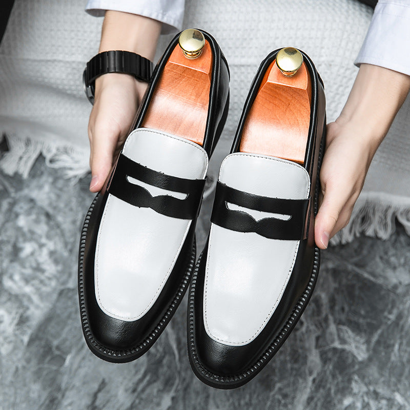 British Style Korean Style Slip-on Casual Leather Shoes