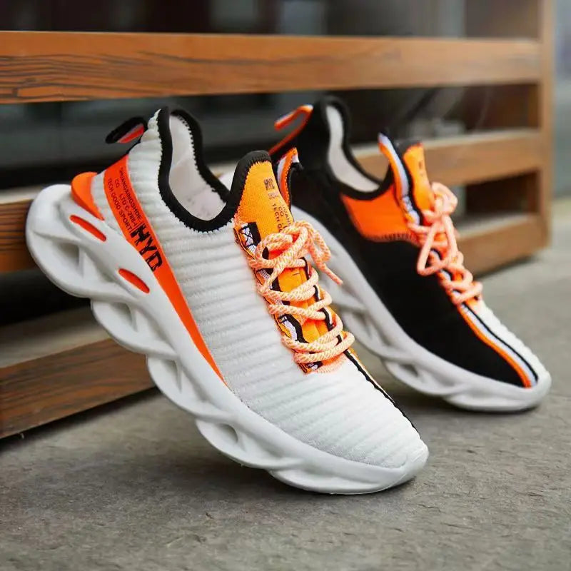 Running Shoes Unisex Casual Lightweight Tennis Shoes Athletic Sports Shoes Breathable Non Slip Waling Sneakers