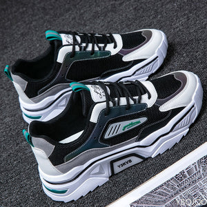 Breathable Wild Mesh Sports Casual Youth Increase Old Fashion Men's Shoes sneakers