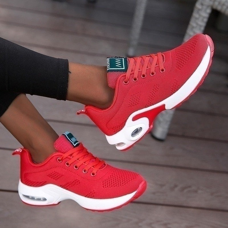 Women Running Shoes Breathable Casual Shoes Outdoor Light Weight