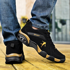 Men Shoes Outdoor Leather Men Casual Shoes Comfortable Walking Sneaker