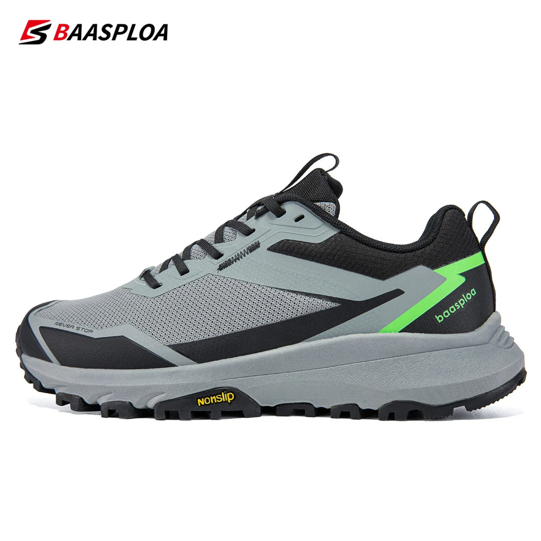 2024 New Baasploa Men Outdoor Shoes Non-Slip Wear-Resistant Walking Breathable Men Walking Shoes Brand Comfortable Men Sneakers