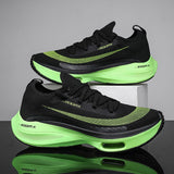 Men's Sneakers Lace Up Round Toe Cushioning Running Shoes for Woman Trainer Race Breathable Couple Tenis Shose