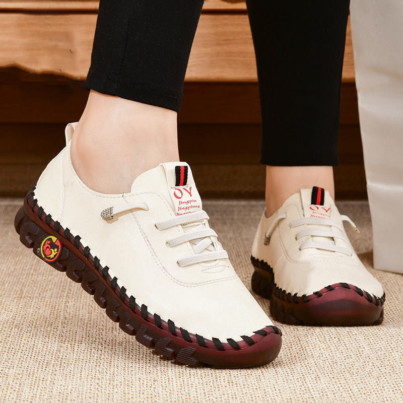 Sneakers Women Shoes Leather Loafers Shoes for Women Comfortable Slip