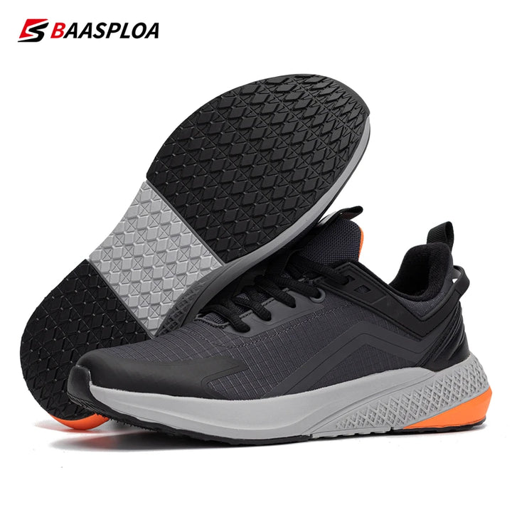 Men Casual Fashion Lightweight Running Walking Sneakers Waterproof Comfortable Shoes