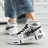 Top Sneakers for Men Lace Up Unisex Board Shoes