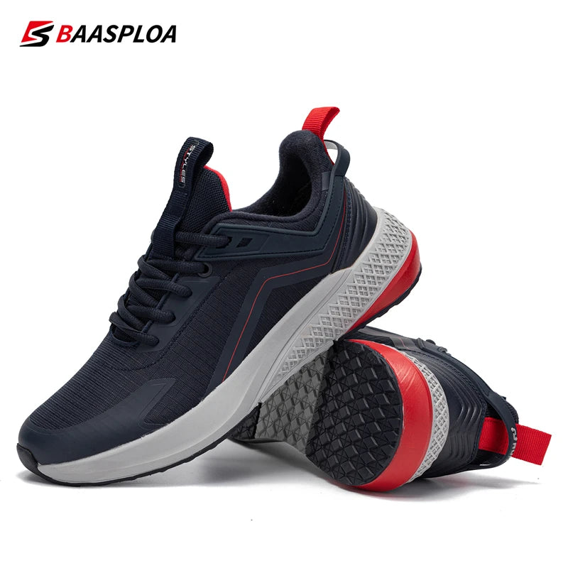 Men Casual Fashion Lightweight Running Walking Sneakers Waterproof Comfortable Shoes