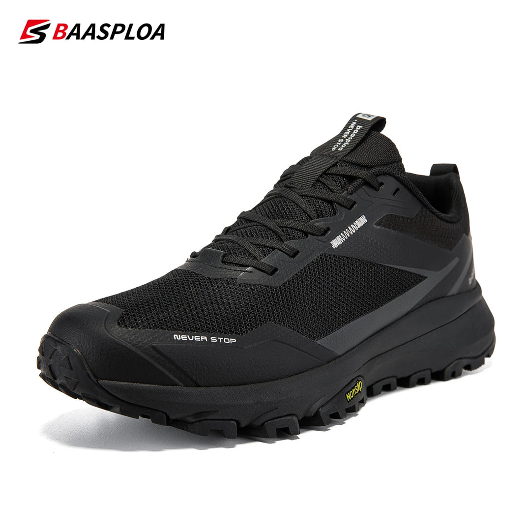 2024 New Baasploa Men Outdoor Shoes Non-Slip Wear-Resistant Walking Breathable Men Walking Shoes Brand Comfortable Men Sneakers