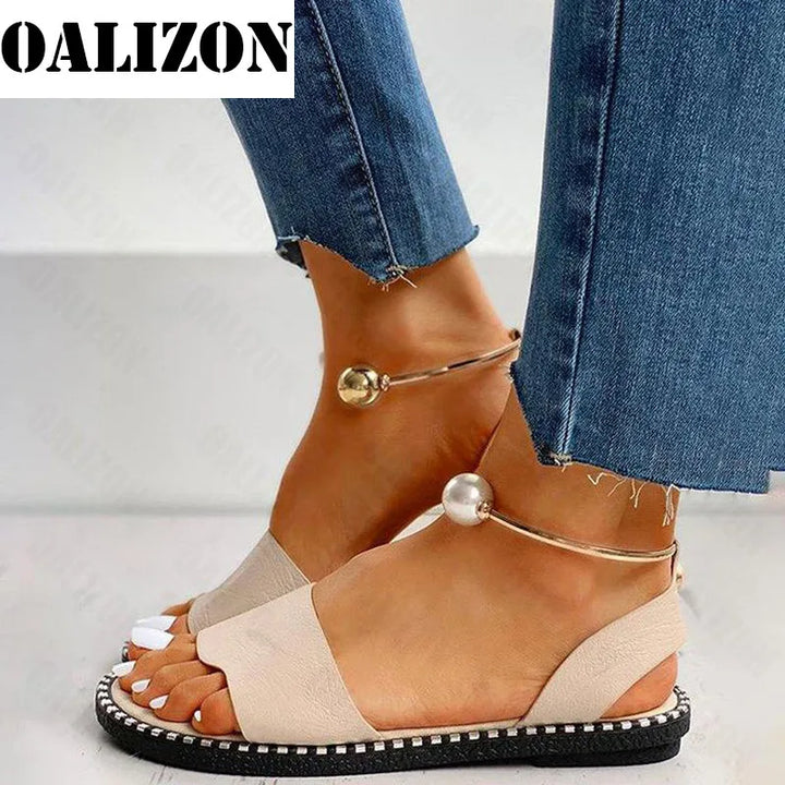 Women Beaded Pearly Sandals|Slippers|Flip Flop|Casual Shoes