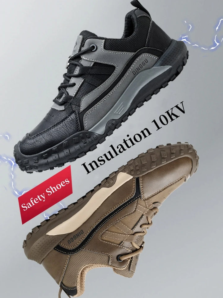 Insulation 10KV Men Work Safety Shoes Anti-smash Anti-puncture Work Sneakers Indestructible Protective Safety Boots