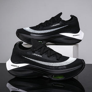 Men's Sneakers Lace Up Round Toe Cushioning Running Shoes for Woman Trainer Race Breathable Couple Tenis Shose