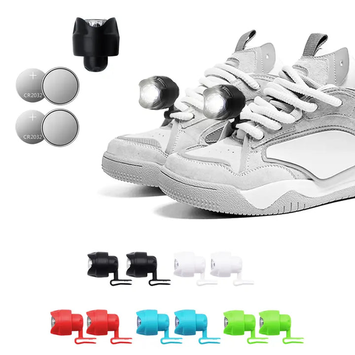 Headlights for Crocs 2Pcs, Crock Headlights Lights Flashlights, Waterproof Shoes Lights Flashlights Attachment for Crocs, Charm Accessories for Kids Adults Crocs Glow in the Dark Charm