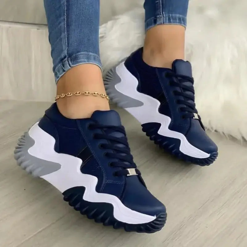 Women Lace-Up Sneakers