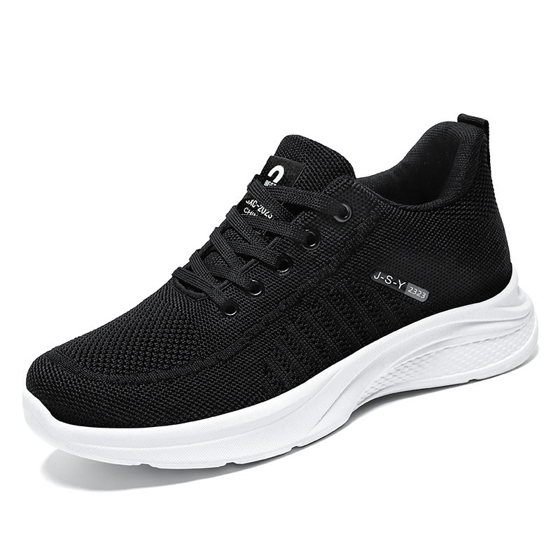 Summer New Fly Woven Mesh Breathable Shoes Comfortable Casual