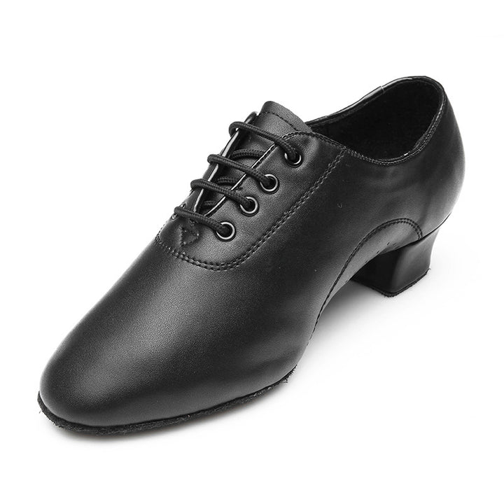 Men's Soft Leather Two-sole Latin Dance Shoes Are Comfortable